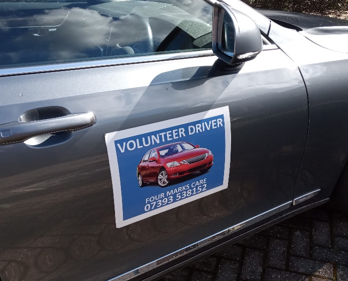 Car with FMC sticker